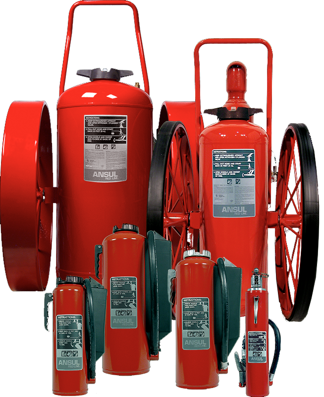 fire protection equipment - ansul fire extinguishers